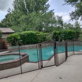 north houston life saving pool fence