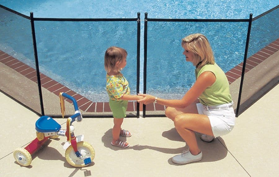 child-safe pool fence in Conroe, Texas